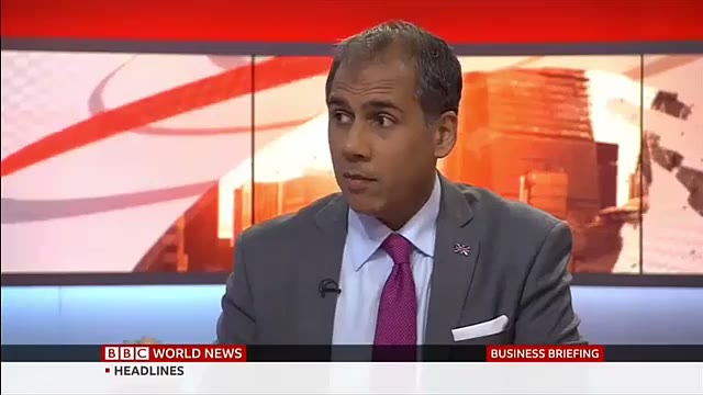 Alpesh Patel on BBC World News Business Briefing